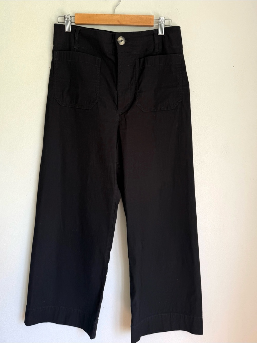 Maeve Anthropologie The Colette Magic Fabric Full-Length Pants in Black - Picture 6 of 10